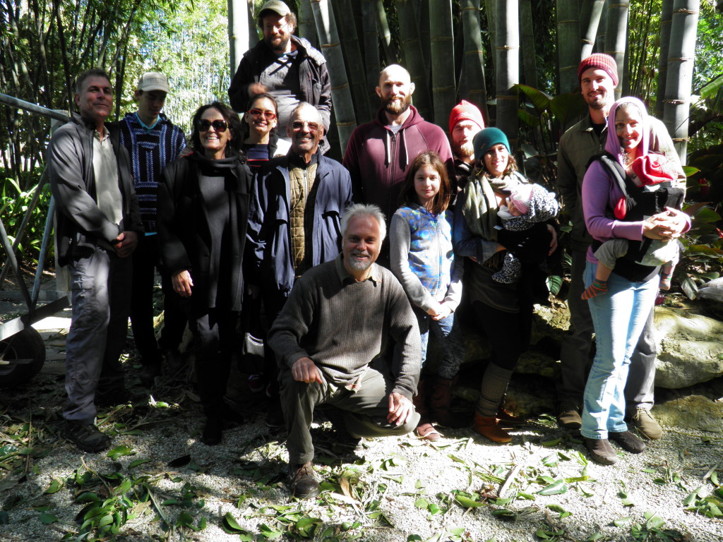 Group photo from the class on bamboo taught by Andy Firk