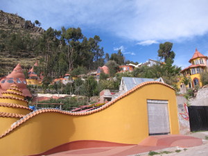View from below Hostal Las Olas